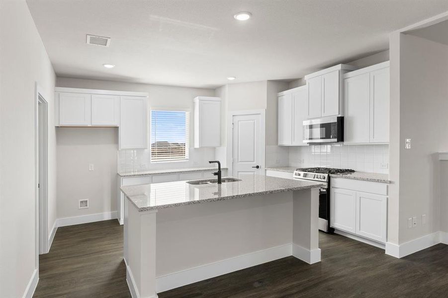 Furnished interior view inside a new home in The Villages of Hurricane Creek, Anna (Image 14). Furnished interior view inside a new home in The Villages of Hurricane Creek, Anna (Image 14).
