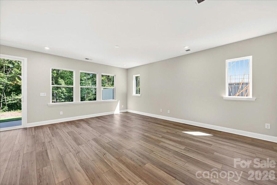 Open concept living Open concept living