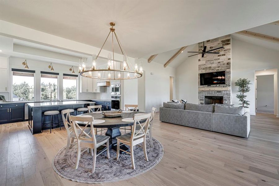 Furnished interior view inside a new home in , Midlothian (Image 6).