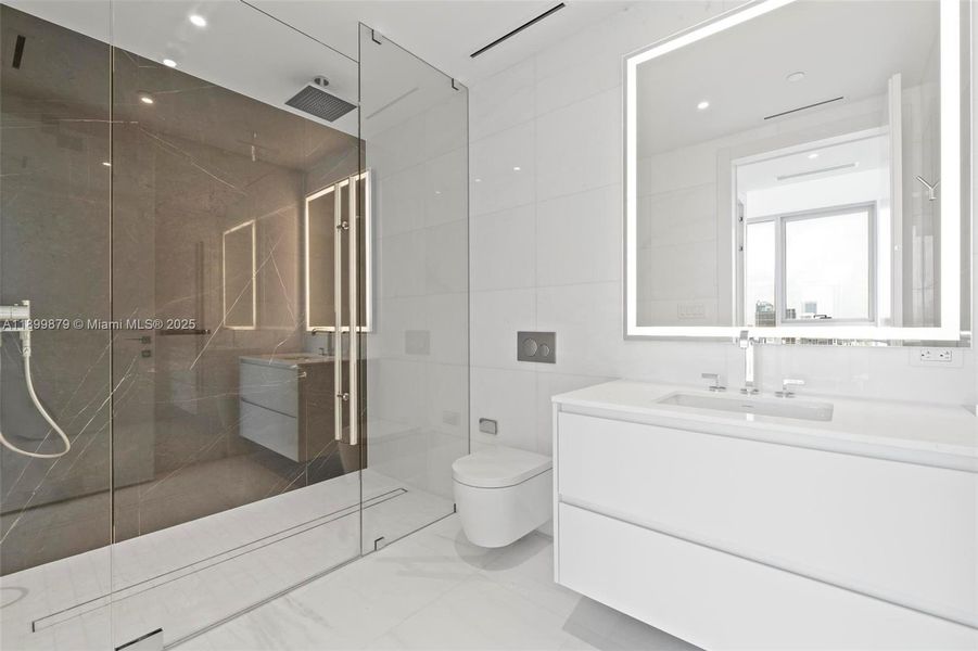 Furnished interior view inside a new home in Aston Martin Residences, Miami (Image 6).