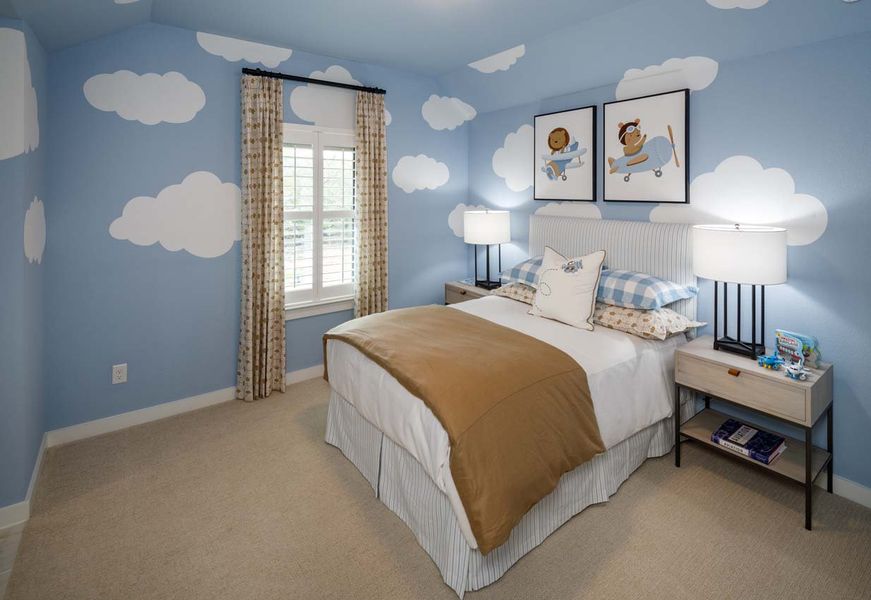 Representative Secondary Bedroom - some options shown