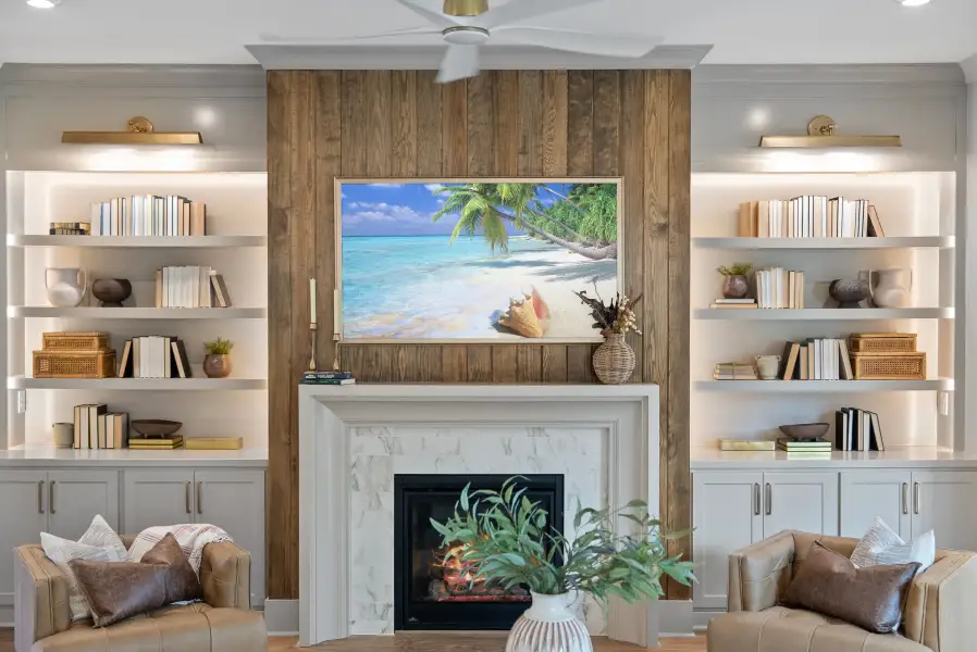 Furnished interior view inside a new home in Corbett Landing, Pittsboro (Image 5).