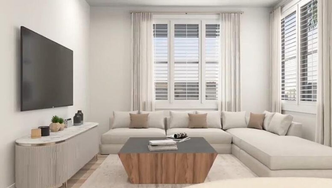 Furnished interior view inside a new home in , Fort Pierce (Image 17). Furnished interior view inside a new home in , Fort Pierce (Image 17).