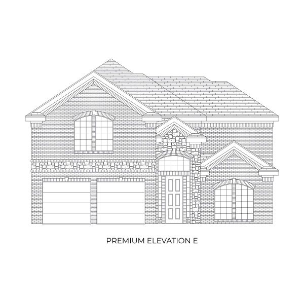 Representative rendering of the exterior for the Cooper F by First Texas Homes (Image 13).