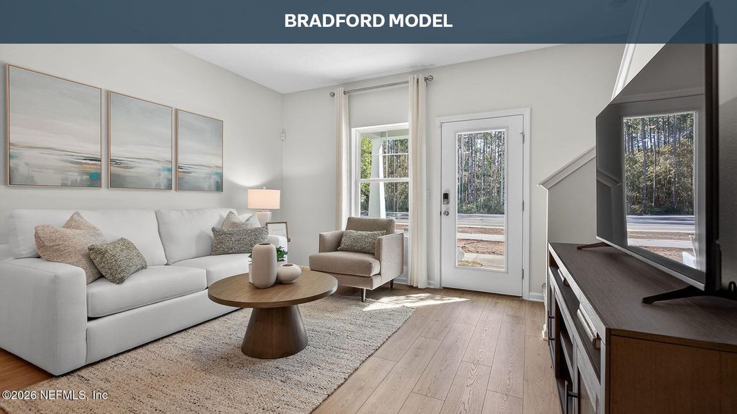 Furnished interior view inside a new home in Liberty Cove, Yulee (Image 13).