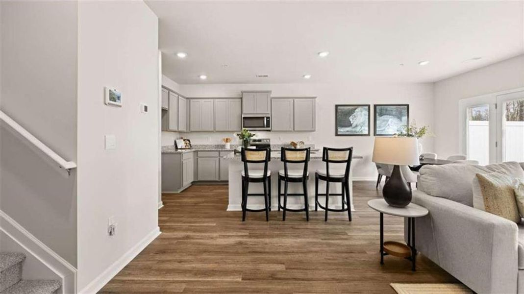 Furnished interior view inside a new home in Echo Glen, Stockbridge (Image 7).