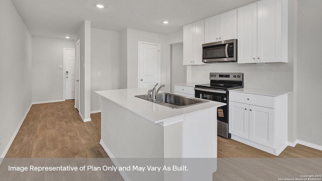Furnished interior view inside a new home in Spring Valley, New Braunfels (Image 6).
