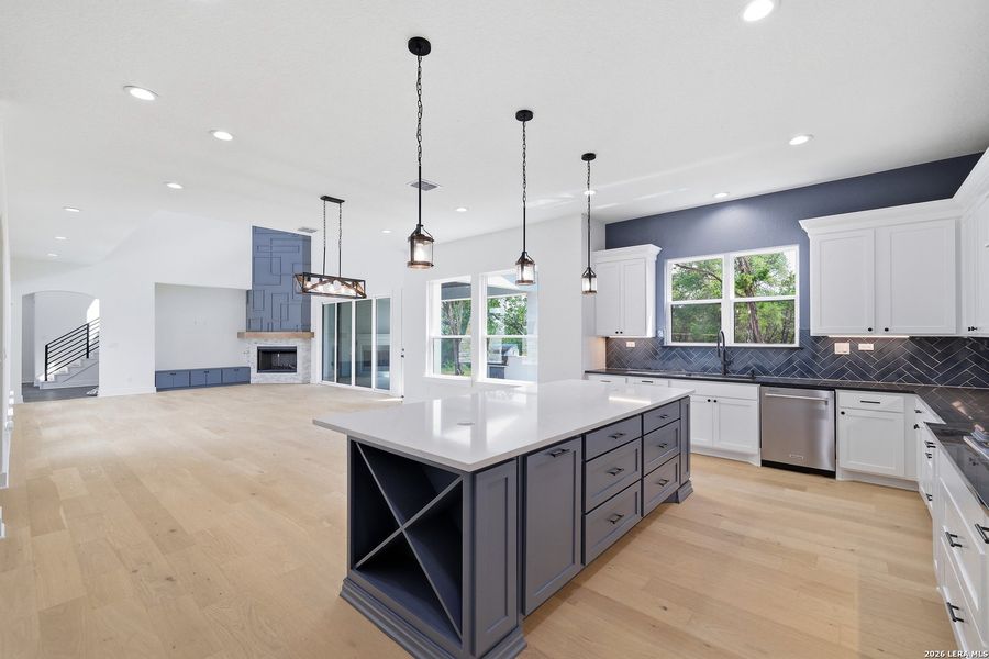 Furnished interior view inside a new home in , New Braunfels (Image 9).