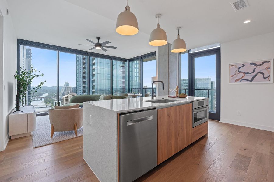 Furnished interior view inside a new home in , Austin (Image 9).