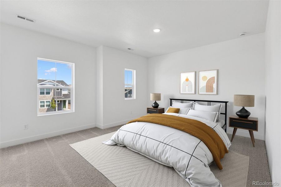Furnished interior view inside a new home in Painted Prairie Cottage, Aurora (Image 13).