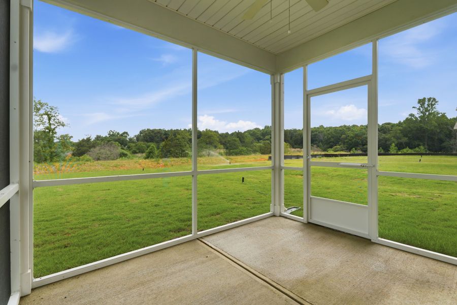 Exterior details and patio area of a home in Piper Creek, Newton (Image 3). Exterior details and patio area of a home in Piper Creek, Newton (Image 3).