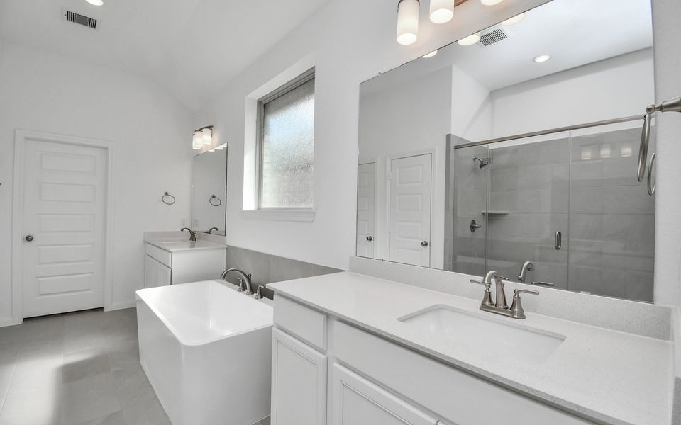 Furnished interior view inside a new home in Elyson, Katy (Image 10).