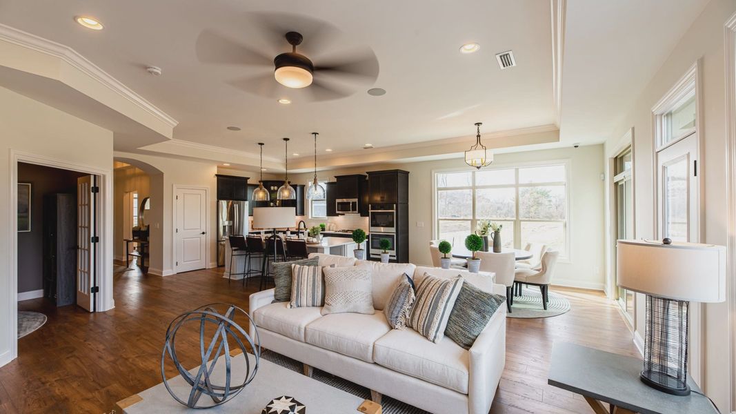 Representative furnished interior of a home built from the Torino by Epcon Communities in The Villas at Pinewood, Asheboro (Image 11).