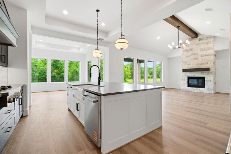 Furnished interior view inside a new home in Chapel Bend, Montgomery (Image 8).