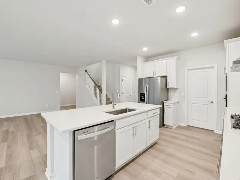 Furnished interior view inside a new home in Oak Manor - Signature Series, Garner (Image 3).