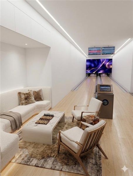 Furnished interior view inside a new home in , Buford (Image 15).