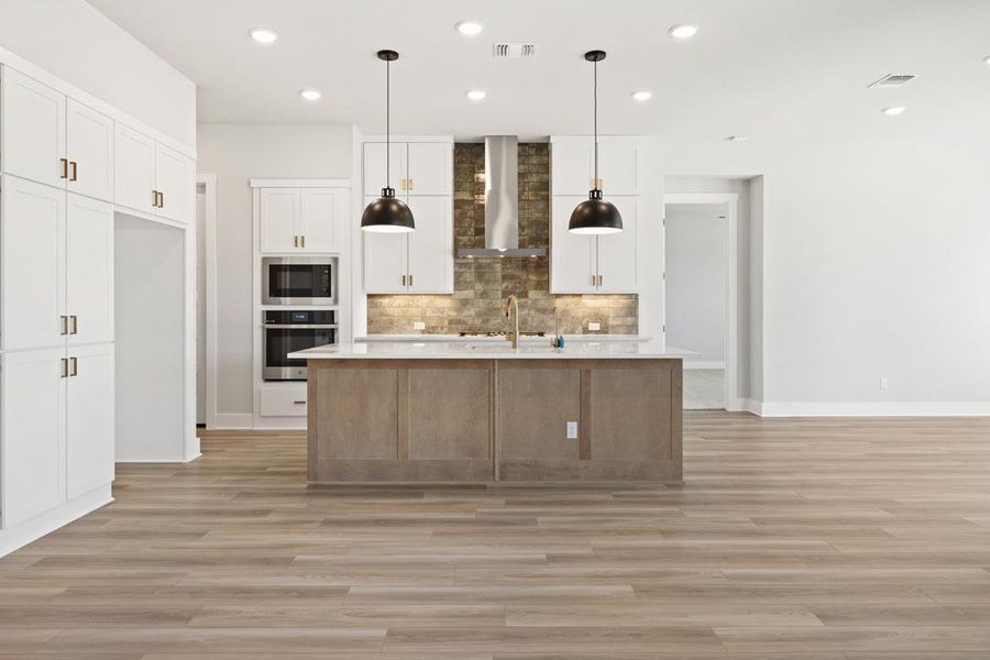 Furnished interior view inside a new home in Lariat, Liberty Hill (Image 13).