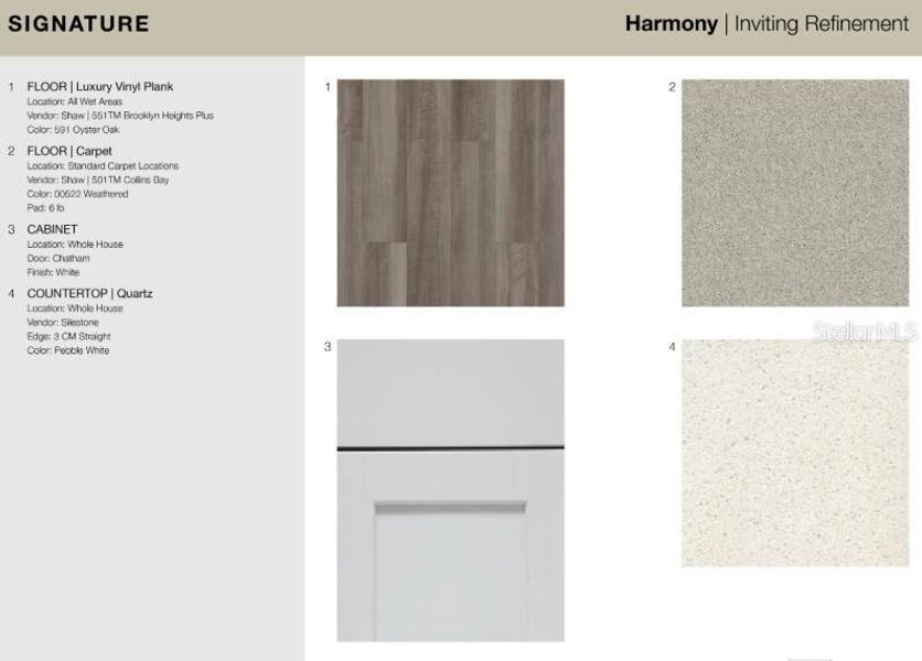 Sample of building materials used in homes in Firethorn, Parrish (Image 28). Sample of building materials used in homes in Firethorn, Parrish (Image 28).