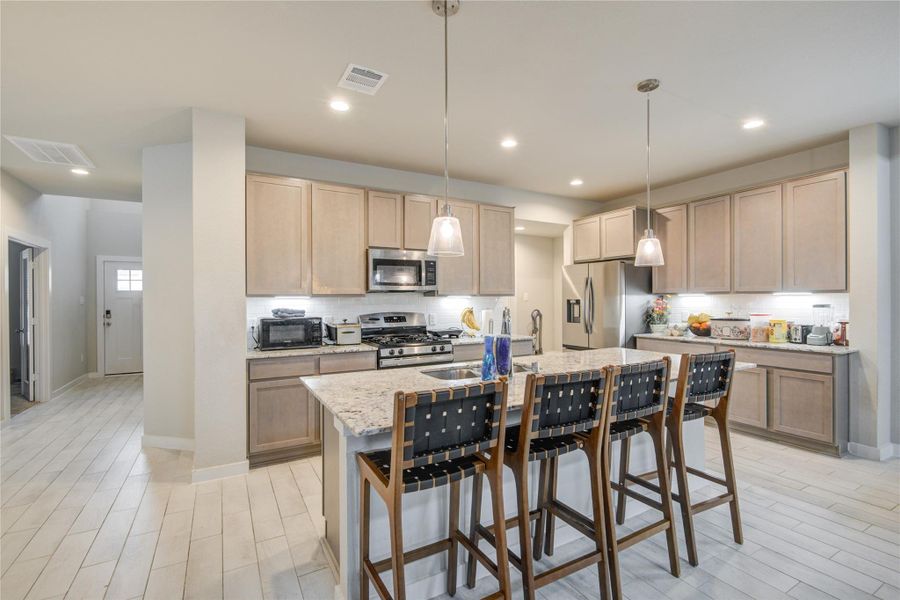 Furnished interior view inside a new home in Breckenridge Park, Rosenberg (Image 9). Furnished interior view inside a new home in Breckenridge Park, Rosenberg (Image 9).
