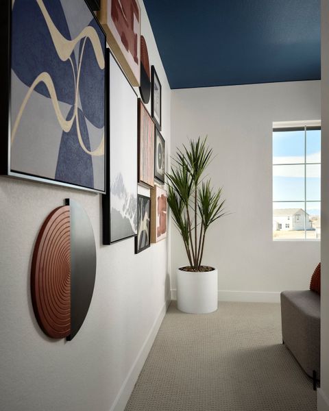 Representative furnished interior of a home built from the 2803 by Tri Pointe Homes in Painted Prairie, Aurora (Image 16).