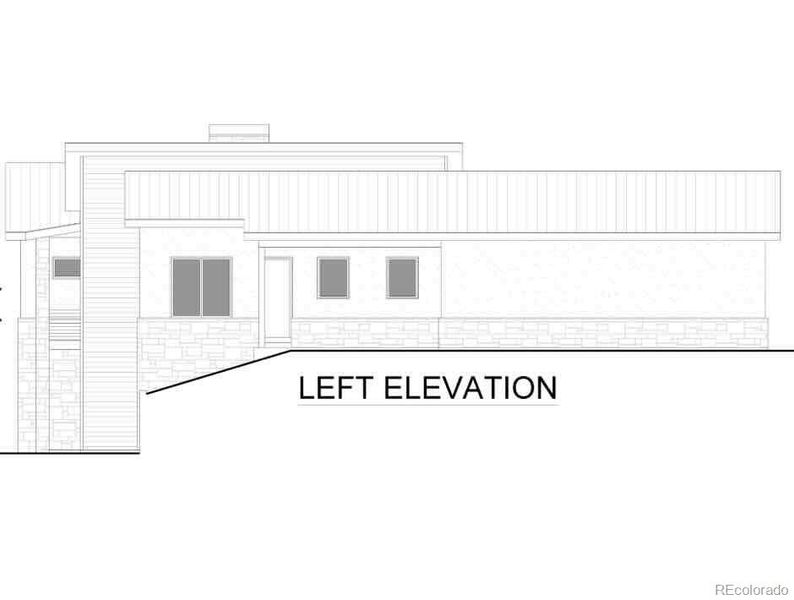 Exterior rendering of this home design in , Woodland Park, CO (Image 2). Exterior rendering of this home design in , Woodland Park, CO (Image 2).