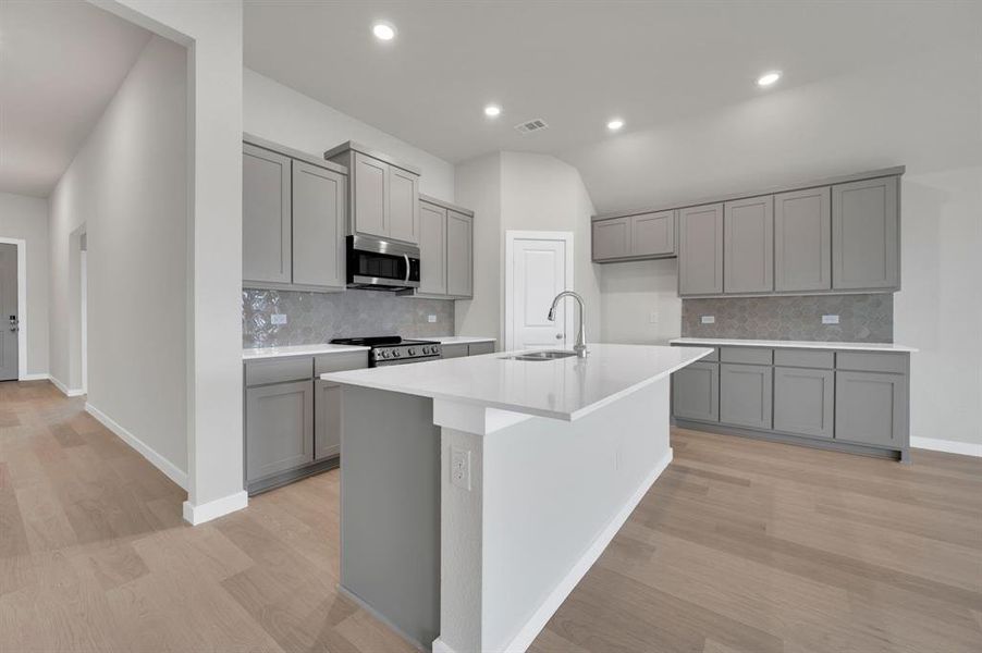 Furnished interior view inside a new home in Mercer Meadows, Royse City (Image 9).