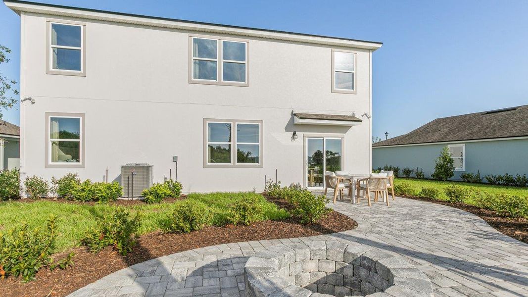 Representative exterior photo of a completed home built from the HAYDEN by D.R. Horton in Rookery, Green Cove Springs, FL (Image 21).