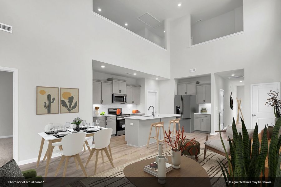 Furnished interior view inside a new home in Grand Park, Leland (Image 7).