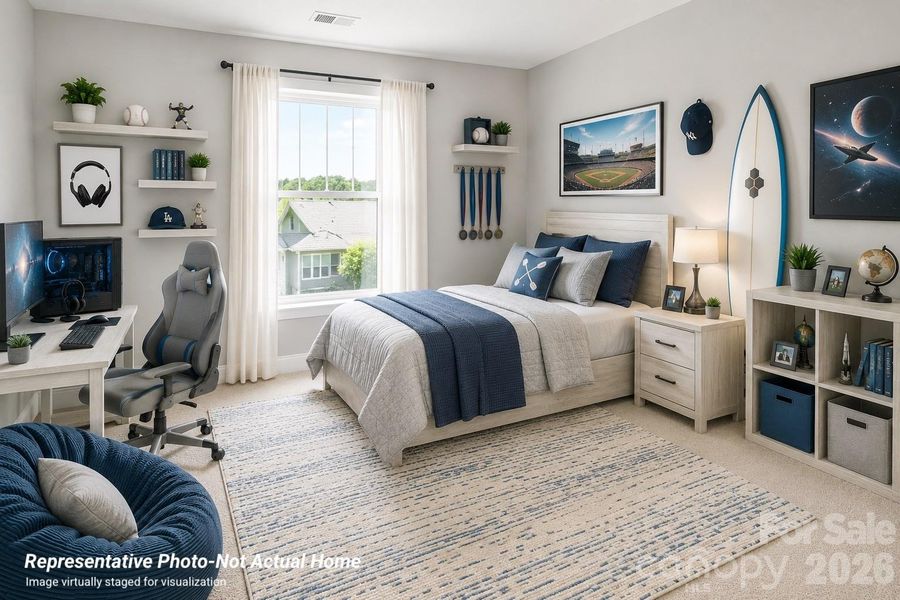 Bedroom 3 - Virtually Staged