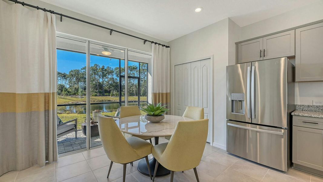 Furnished interior view inside a new home in Grand Park Real Estate and Homes for Sale in Sarasota, FL - Neal Communities, Sarasota (Image 18).