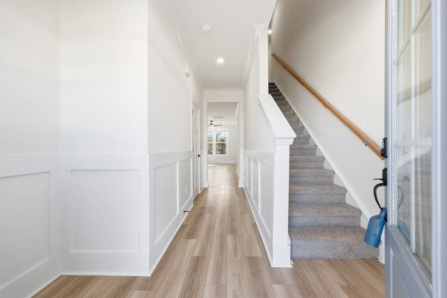 Representative unfurnished interior of a home built from the Montague II by Great Southern Homes in Oak Hollow, Longs (Image 14).