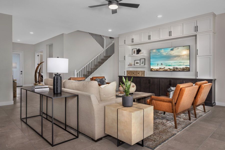 Representative furnished interior of a home built from the Sage by Mattamy Homes in Empire Pointe, Queen Creek (Image 12).