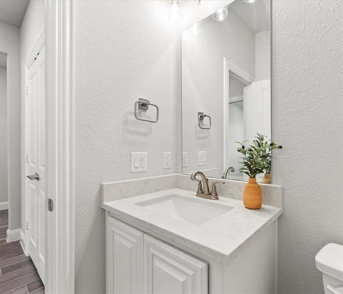 Furnished interior view inside a new home in The Lakes at Parks of Aledo, Aledo (Image 12).
