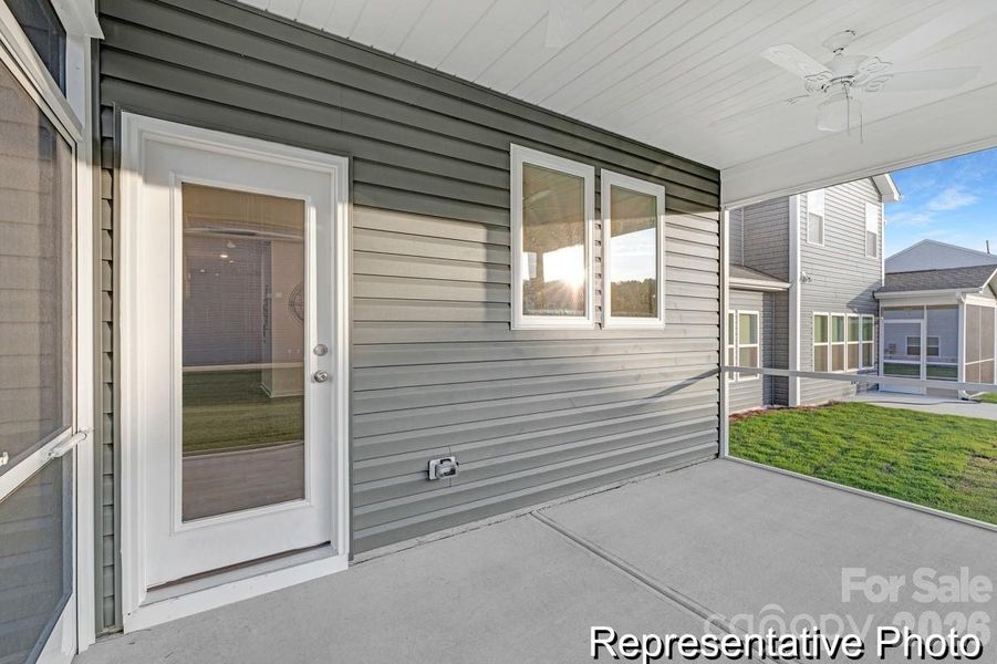 Exterior details and patio area of a home in Morrow Brook, Albemarle (Image 24).