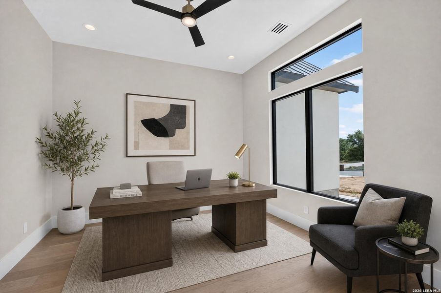 Furnished interior view inside a new home in , San Antonio (Image 17).