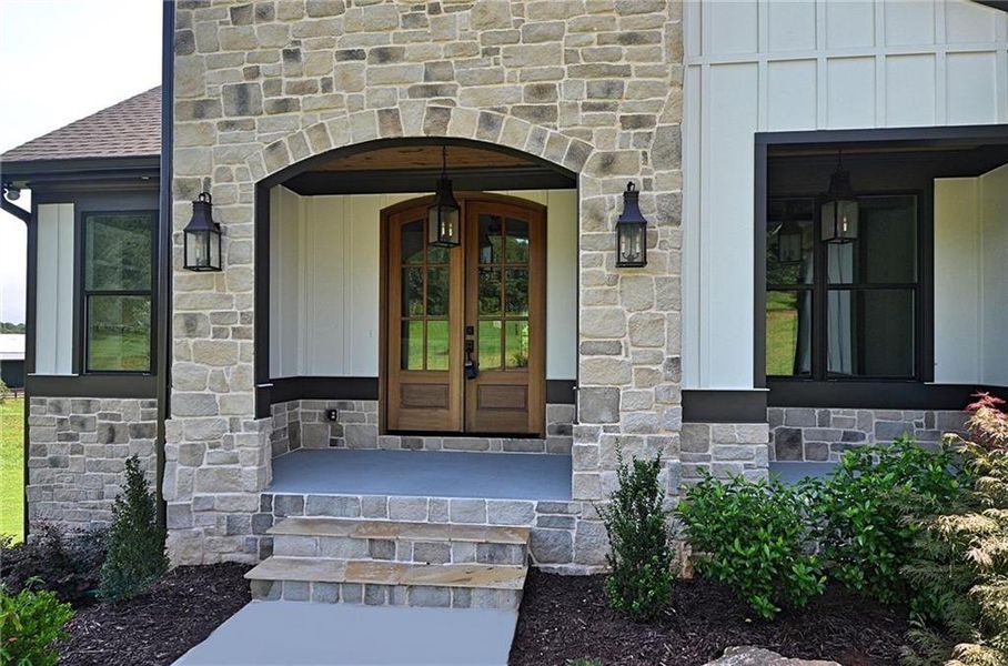 Exterior details and patio area of a home in , Monroe (Image 3). Exterior details and patio area of a home in , Monroe (Image 3).