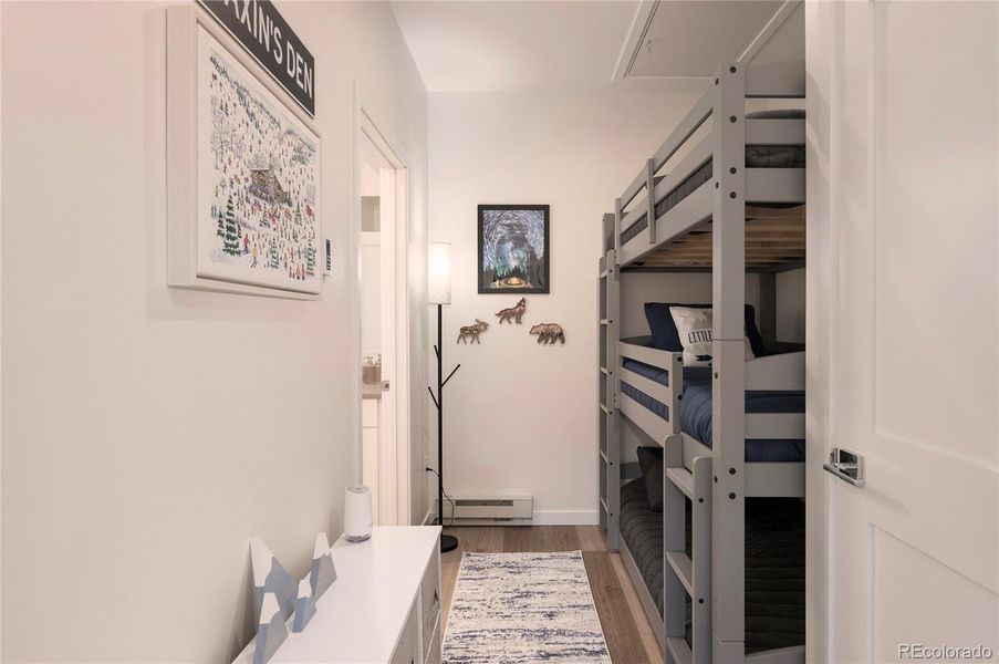 Bonus Space!  Triple Bunk - 3 twin beds