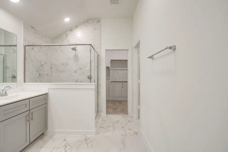 Furnished interior in a model home at Bear Ridge in Burleson (Image 14).