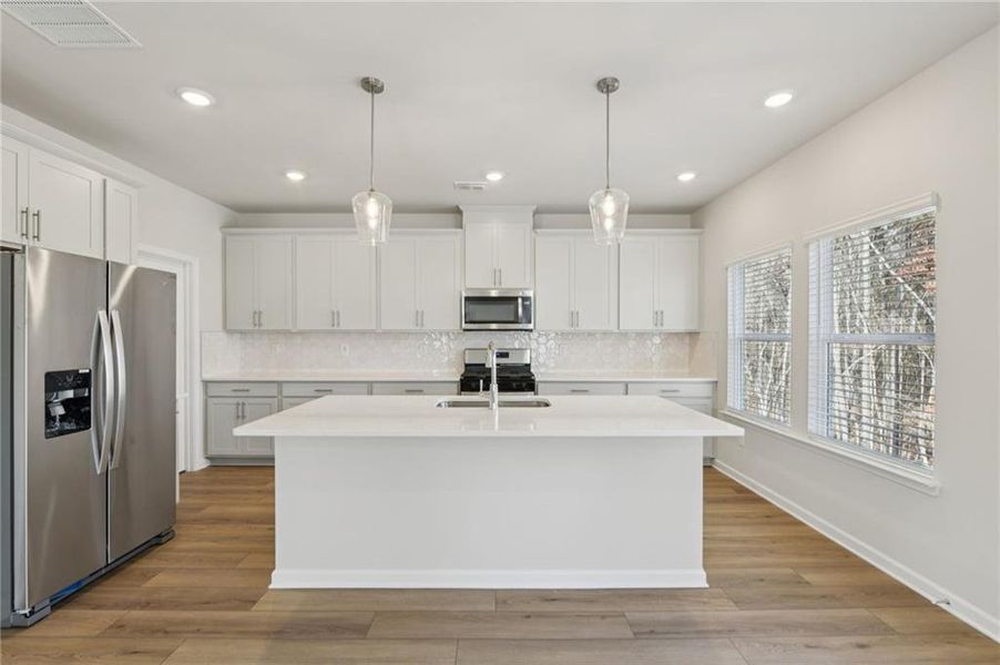 Furnished interior view inside a new home in Harmony Manor, Fairburn (Image 12).