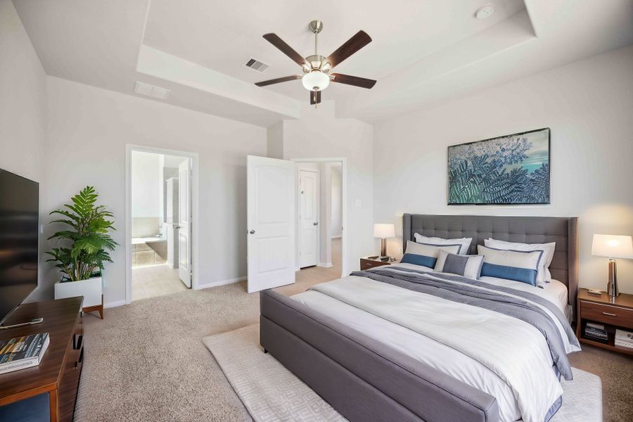 Virtually staged representation of the floor plan. Actual home features, colors, and details may vary. Virtually staged representation of the floor plan. Actual home features, colors, and details may vary.