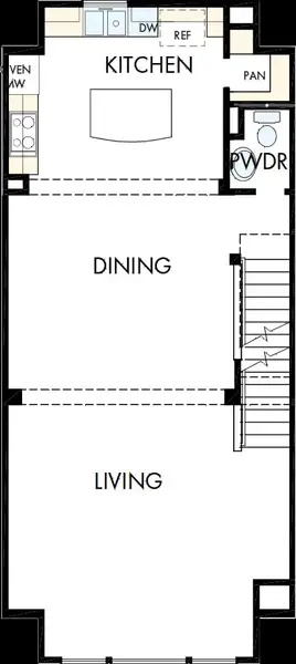 2D floor plan layout of this home in Towns at Union, St. Petersburg, FL (Image 3). 2D floor plan layout of this home in Towns at Union, St. Petersburg, FL (Image 3).