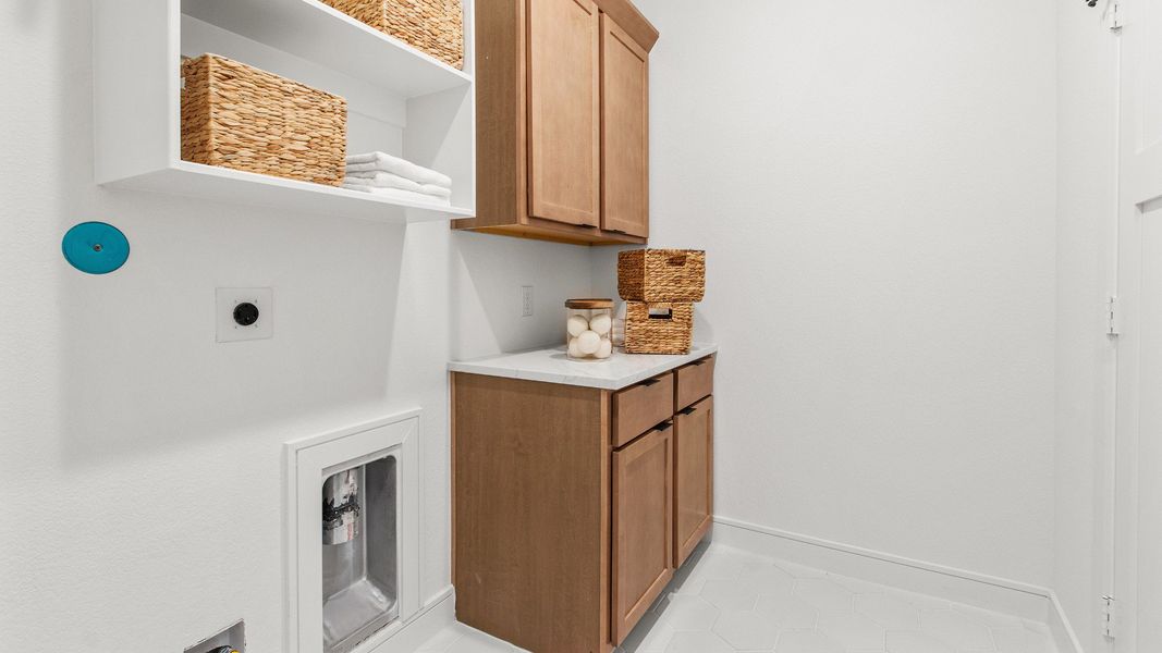 Furnished interior view inside a new home in Easthaven at Bridgeland Central, Cypress (Image 15).