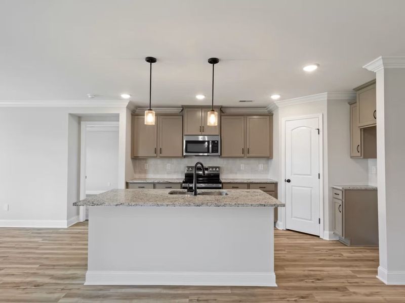 Furnished interior view inside a new home in Meadow Ridge Estates, Josephine (Image 6).