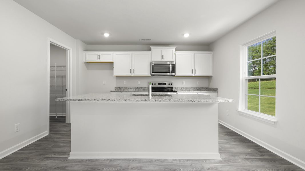 Furnished interior view inside a new home in Greystone North, Stoneville (Image 6).