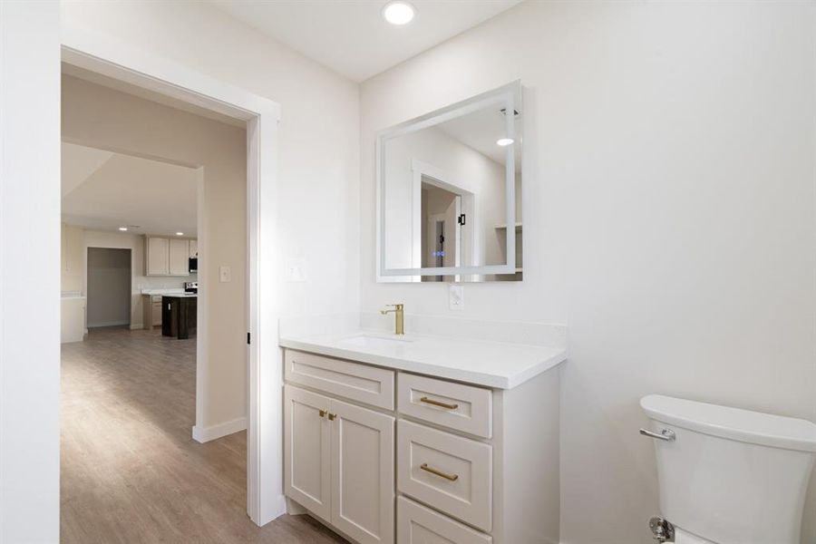 Furnished interior view inside a new home in , Brookston (Image 9).