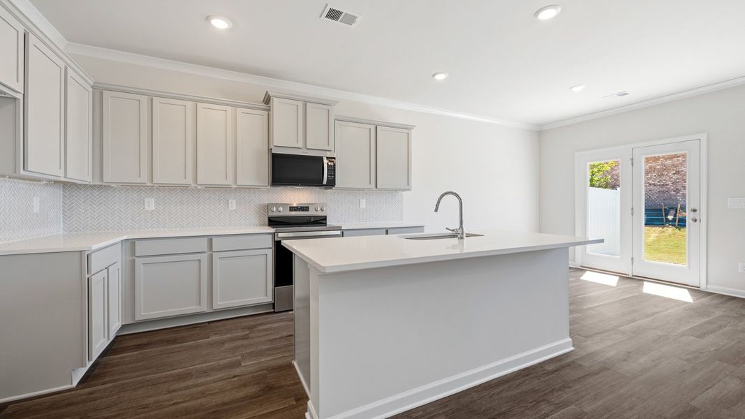 Furnished interior view inside a new home in Independence Villas and Townhomes, Loganville (Image 6). Furnished interior view inside a new home in Independence Villas and Townhomes, Loganville (Image 6).