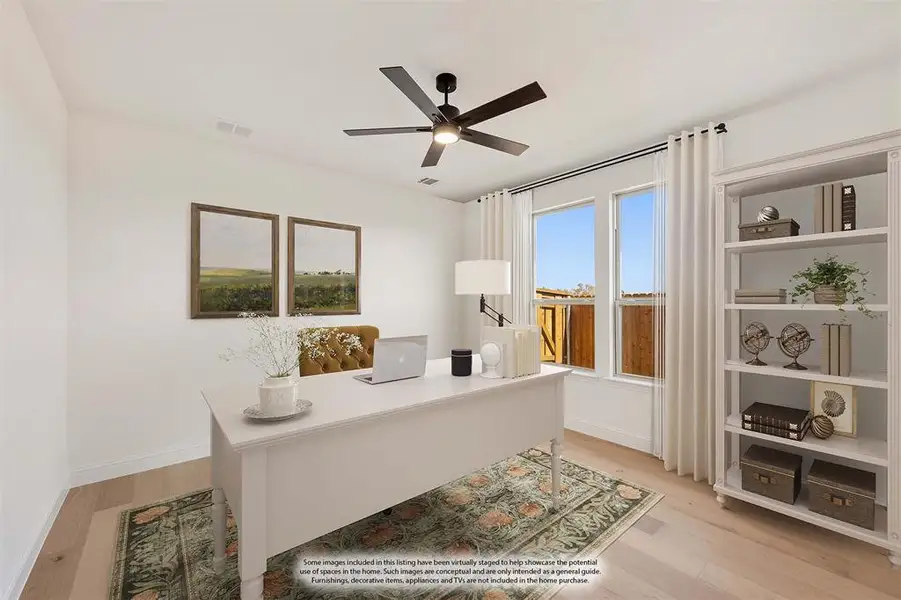 Furnished interior view inside a new home in Willow Wood, McKinney (Image 6).