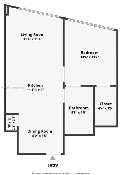 2D floor plan layout of this home in , Miami, FL (Image 4).