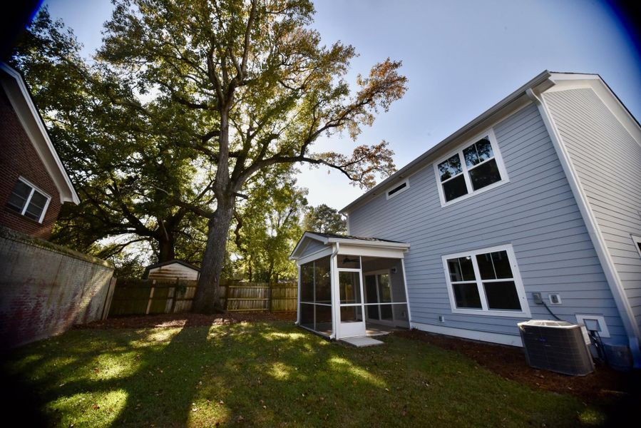 Exterior details and patio area of a home in , North Charleston (Image 22).