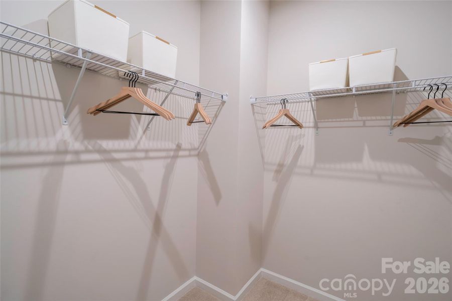 Primary walk-in closet